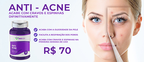 Anti Acne em Cápsulas