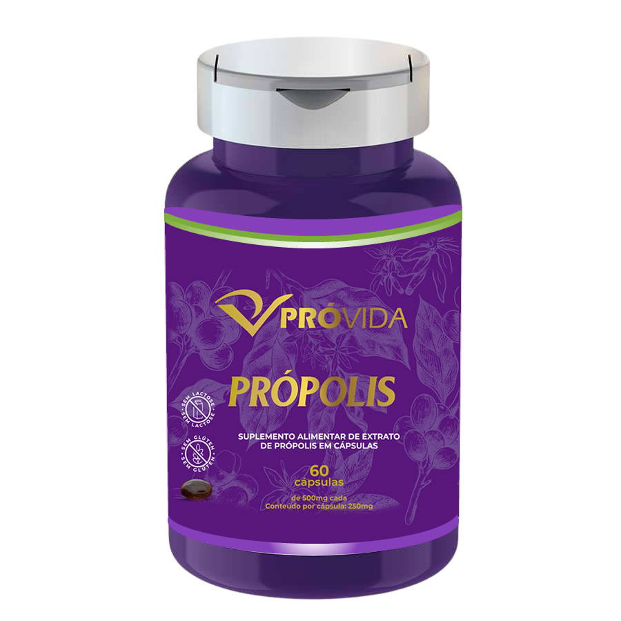 PRÓPOLIS 500 MG - 60 CÁPSULAS