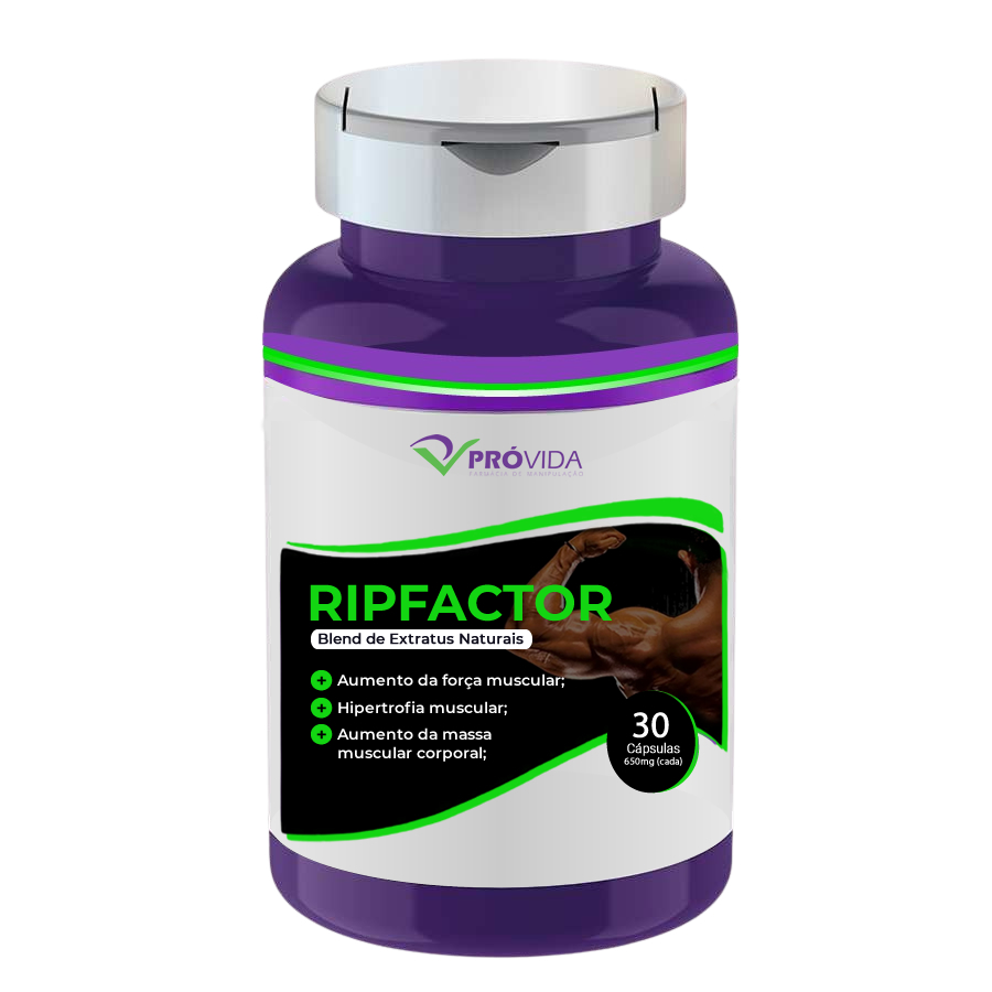 RIPFACTOR 650MG - 30 CÁPSULAS