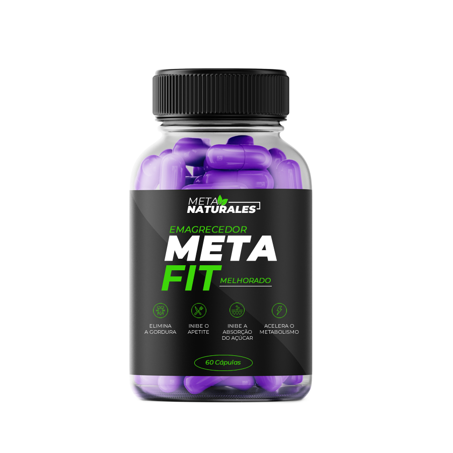 Meta Fit Melhorado - Redutor de Medidas - 60 Cápsulas