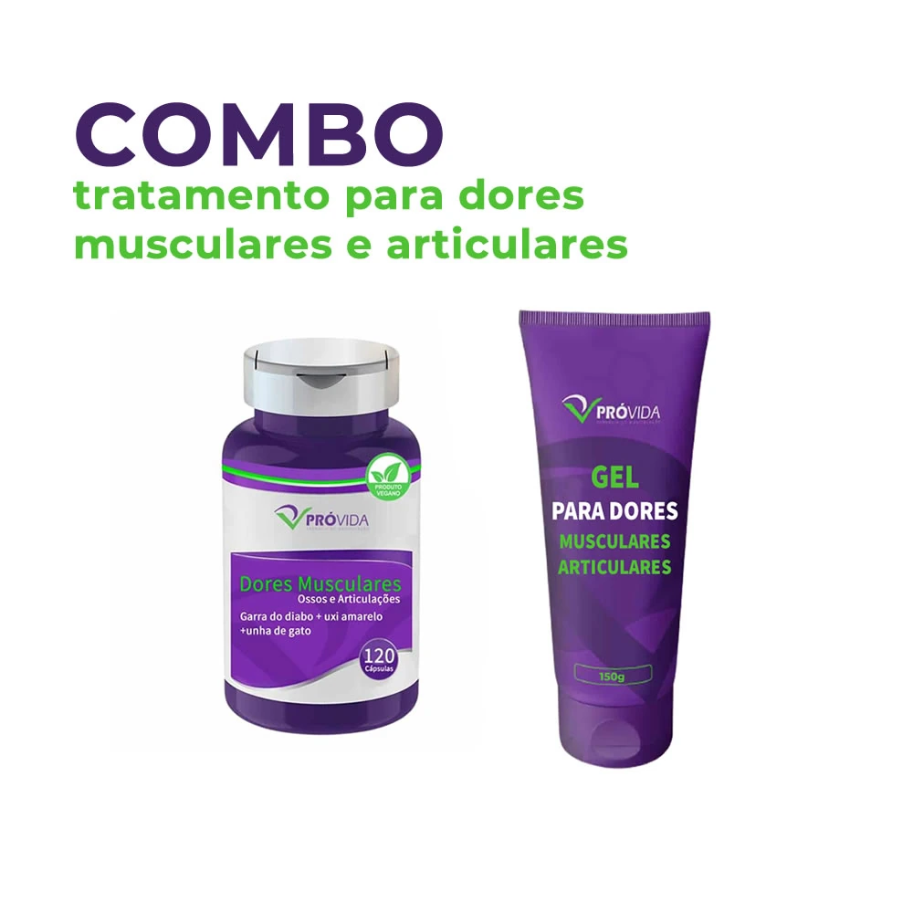 Combo Tratamento para dores musculares e articulares - Pró Vida Farma