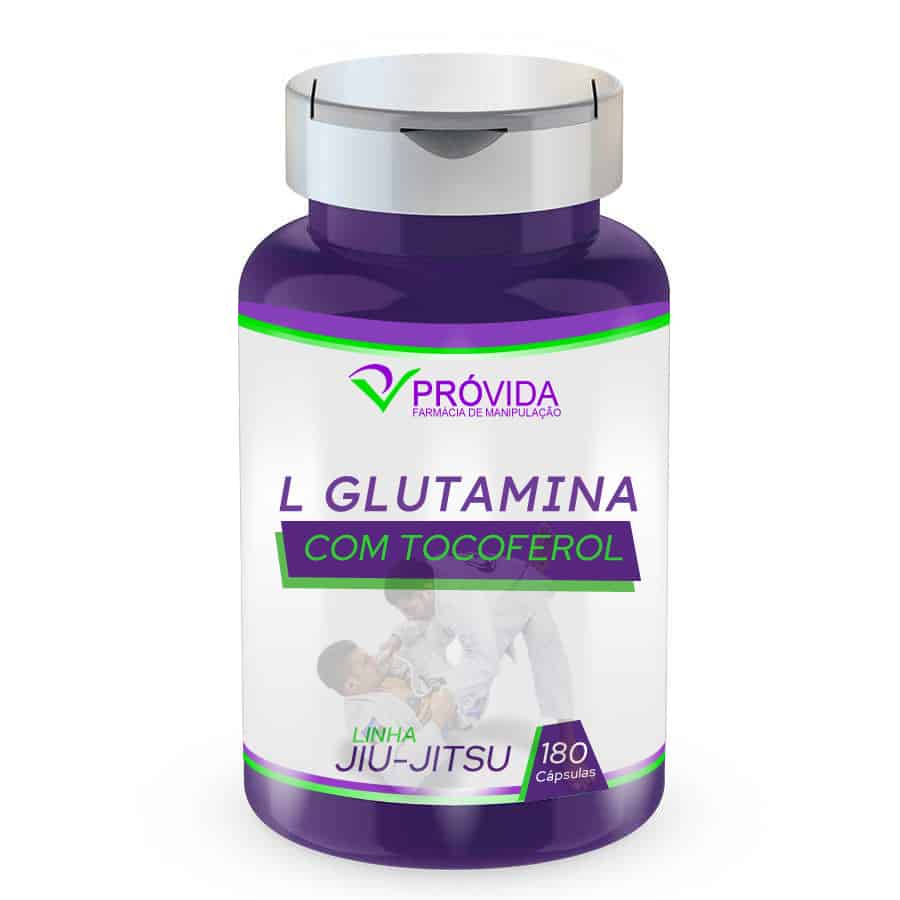 L GLUTAMINA COM TOCOFEROL EM CÁPSULAS