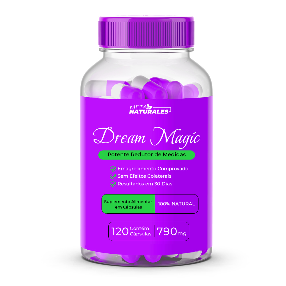 Dream Magic - Potente Redutor de Peso - 120 Cápsulas