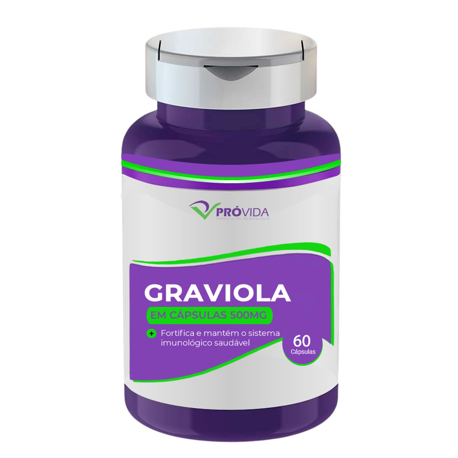 GRAVIOLA 500 MG - 60 CÁPSULAS