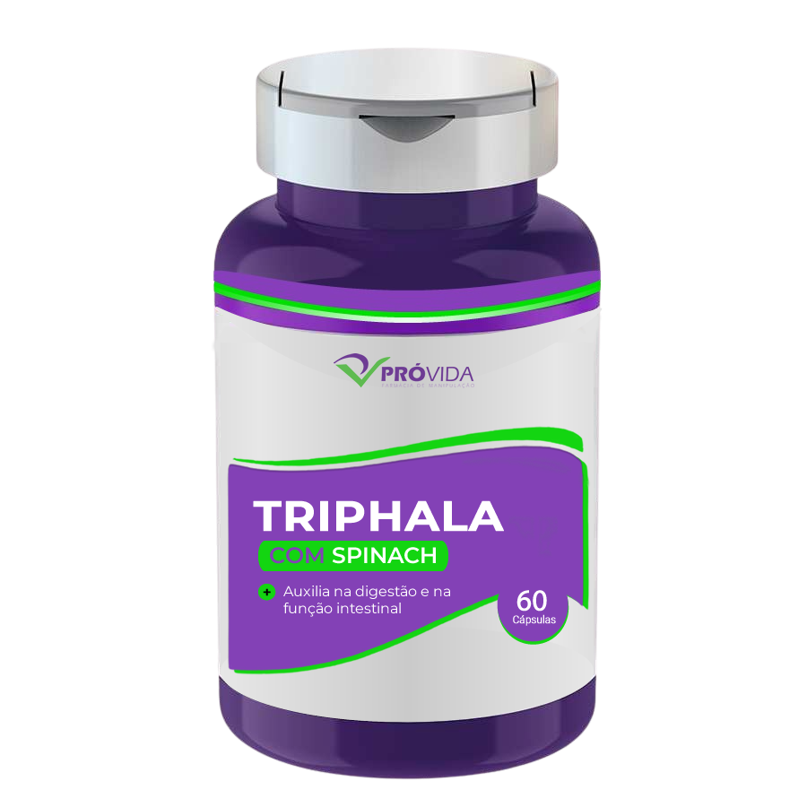 TRIPHALA + SPINACH - 60 CÁPSULAS